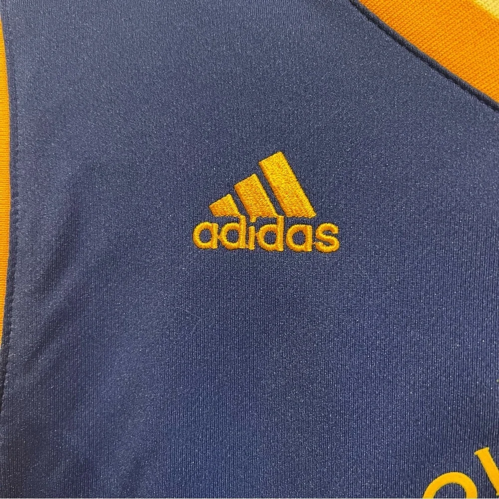 Adidas Golden State Seth Curry Warriors blue and gold jersey size X Large
